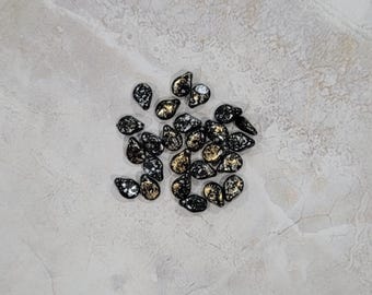 Pip Beads, Tweedy Gold, 5x7mm, (J45704), 25 count