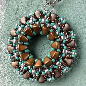 ハンドメイド Buy Matubo Nib-bit 2 Hole Bead, Full Capri, (NB-00030-27103), 10