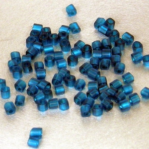 Miyuki F463Q, 3mm Cube, Iridescent Teal Matte, 30 Grams - Etsy