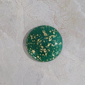 Cabochon par Puca® - Paris Bead, Frost Jade Splash, 25mm diameter, Puca Cabochon, 58430-94401