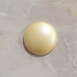 Cabochon par Puca® - Paris Bead, Pastel Cream, 25mm diameter, Puca Cabochon, 02010-25039