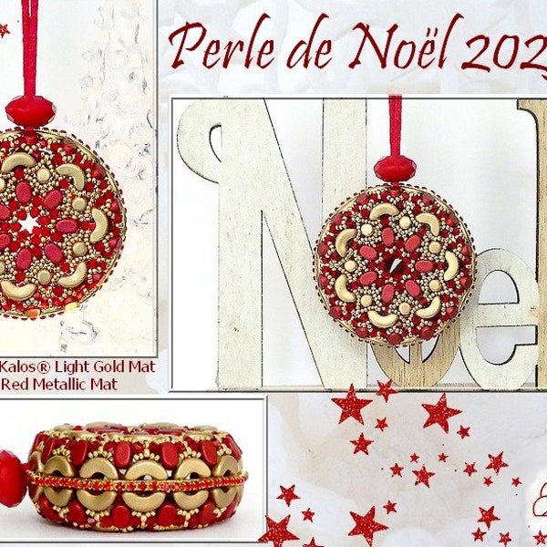 FREE! Perle Noel 2023 Ornament Pattern, Free with Bead Purchase, Do NOT buy, See Materials list & order details in description