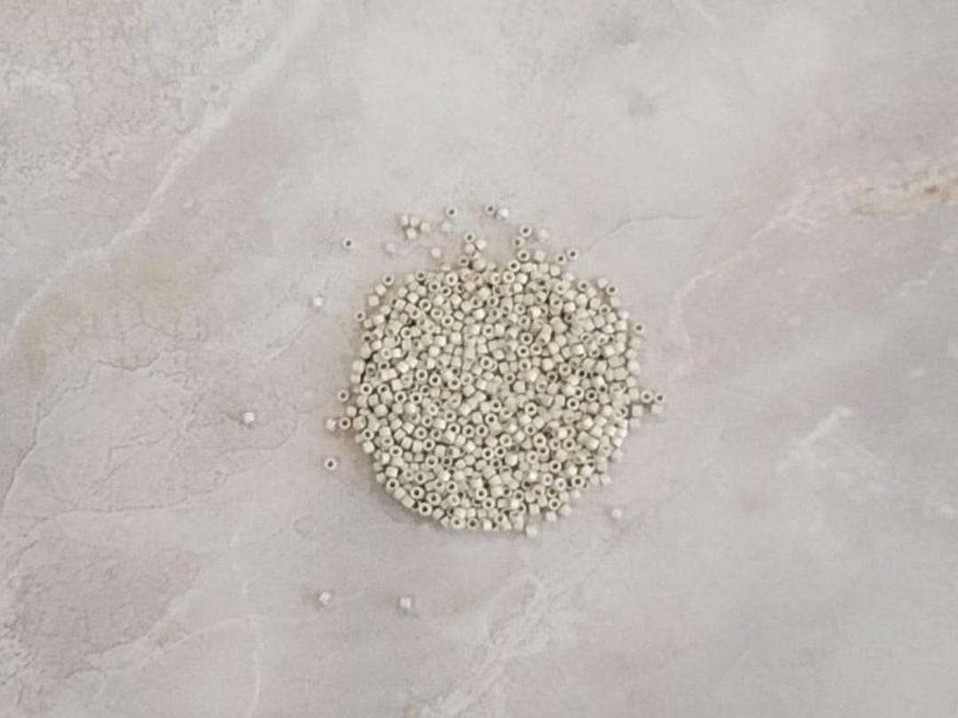 Miyuki, Galvanized Silver Matte, Delica Seed Bead, 11/0, DB335, 5