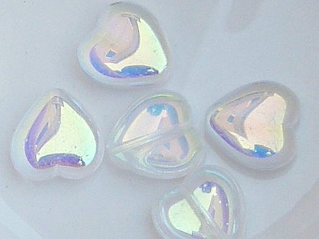 Blausky 20 strass a forma di cuore da 16 mm, con cuori e brillantini