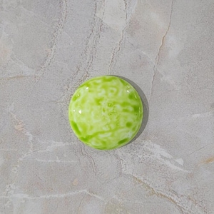 Cabochon par Puca® - Perlina di Parigi, Citrino lattiginoso, diametro 18 mm, Cabochon Puca, Perlina ceca, (02010-34310)