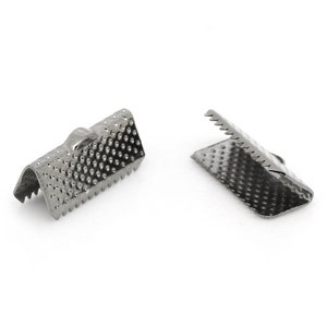 Crimp End, Gunmetal Crimp End, 16 mm x 8 mm Crimp, 10 count (CE-16x8-GM)