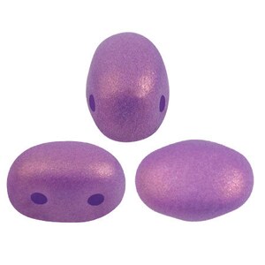 Perle Samos® par Puca®, Raisin chatoyant, 2 trous, 25 unités, 7 x 5 mm, (02010-29725)
