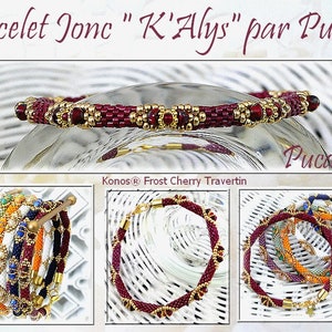 May include: A set of beaded bracelets in various colors, including red, orange, blue, and white. The bracelets are made with small beads and feature gold accents. The bracelets are displayed on a white background.