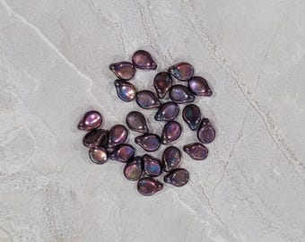 Pip Beads, Jet Iris, 5x7mm, (15781), 25 count