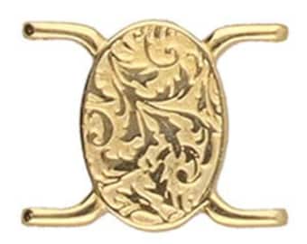 Cymbal™ Elements VOUVES II, 2 pieces, Delica Connector, 24K Gold Plate Finish
