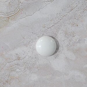 ON SALE Cabochon par Puca® - Paris Bead, Opaque White Ceramic Look, 14mm diameter, Puca Cabochon, 03000-14400