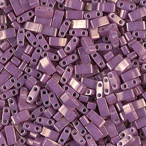 【良好品】 HTL-1867, Op Dark ORCHID LUSTER, 5-15 Grams, Miyuki, Half テープ・マスキングテープ