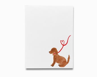 Dog Lover Notepad | Puppy Dog Notepad Set | Modern To Do List | Feminine Notepads | Gift for Dog Lover | Dog Gift | Dog Mom Notepad Set