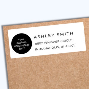 Custom Design Return Address Labels PRINTED / White Matte | Etsy