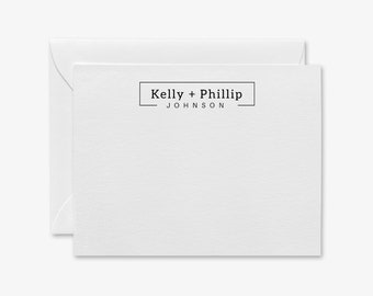 Personalized Thank You Stationery | Wedding Thank You Cards | Mr & Mrs Notecards | Wedding Note Cards | Engagement Gift | Couples Notecards