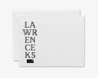 Lawrence, Kansas Stationery | LFK Notecards | Kansas Cards | Lawrence, Kansas Moving Gift | Housewarming Gift | Kansas Gift | Kansas Love