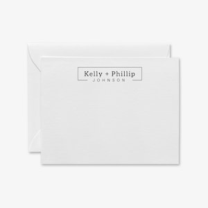 Gepersonaliseerde bedankbriefjes | Bedankkaarten bruiloft | Notitiekaarten voor meneer en mevrouw | Notitiekaarten bruiloft | Verlovingscadeau | Notitiekaarten voor stellen