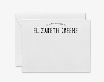 Personalized Baby Thank You Notes | Modern Stationery Gift Set