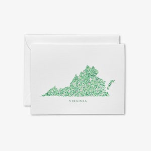 Cartes de voeux aquarelle de Virginie | Un mot de Virginie | Cadeau VA | Aquarelle | Notes pliées BCBG | Nouvelle maison