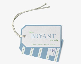 Personalized Gift Tags For Families | Family Gift Tag | Birthday Tag | Custom Enclosure Card Tag | Family Hang Tag | Personalized Gift | Tag