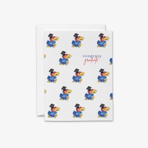 Kansas Jayhawks Graduation Card | OFFICIALLY Licensed by the University of Kansas | You Did It Graduation Card | Congratulations KU Grad