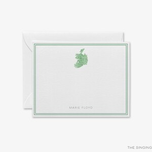 Irland Personalisiertes Briefpapier | Irland Grußkarten | Irische Grußkarten | Grußkarten mit Aquarell Muster | Landhaus Geschenkset