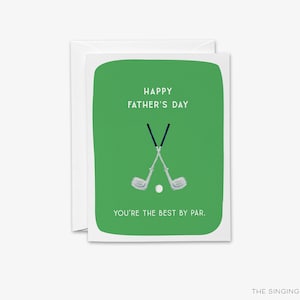 Vous êtes le meilleur par carte | Bonne fête des pères | carte d’amateur de golf | Carte de la fête des pères de golfeur | | de carte De papa Tu es le meilleur