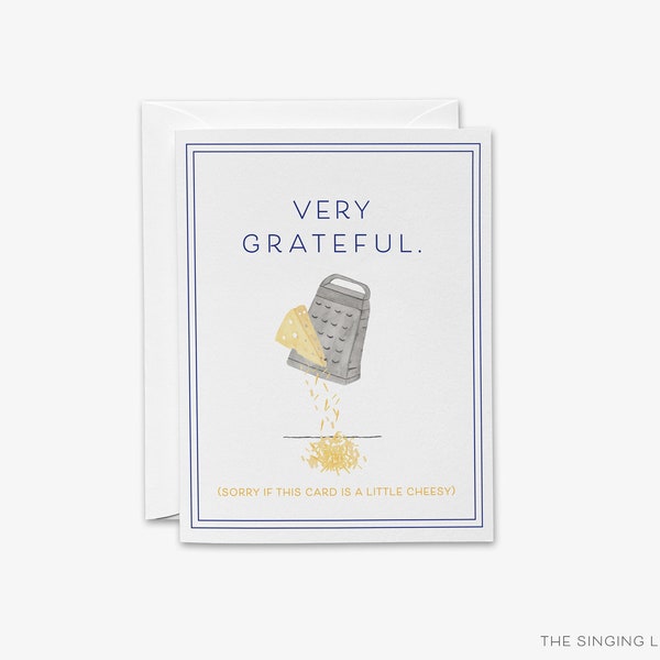 Funny Thank You Card | Punny Thank You Card | Foodie Card | Chef | Pun Card | Grateful Card | Thanksgiving Card | Thank You Notes | Cheesy