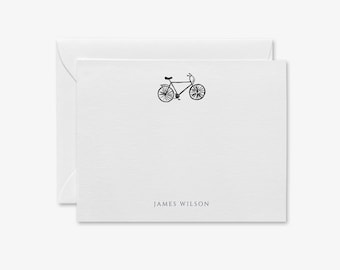 Personalized Bicycle Notecards | Bike Thank You Notes