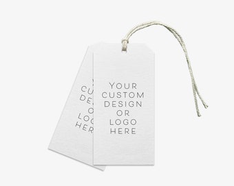 Custom Design Gift Tag Set | Personalized Logo Hang Tags