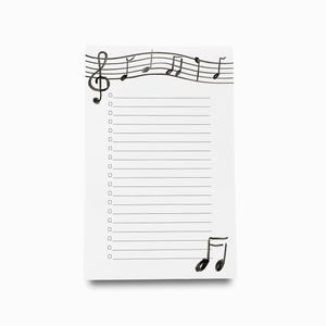 Music Lovers Notepad | Musician Notepad Set | Bundled Music Notes Pads | To Do List | Music Teacher Gift