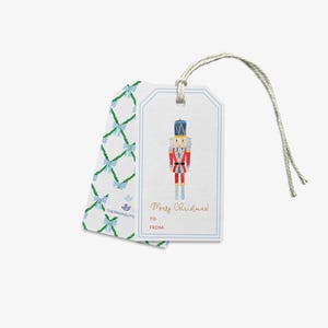 Nutcracker Holiday Gift Tags [Sets of 8] | Christmas Gift Tags | Custom Gift Tag | Holiday Family Gift Tag | Merry Christmas Tags