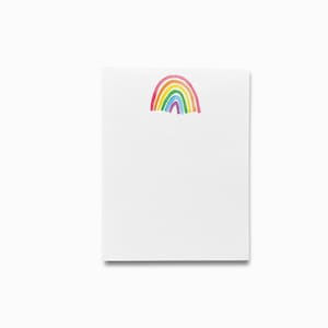 Rainbow Notepad | Colorful Rainbow Notepad Set | Rainbow To Do List | Kids Notepads | Rainbow Gift | Grocery List | Be You | Kids Birthday