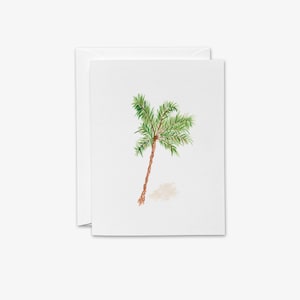 Caja de tarjetas con palmeras / Tarjetas plegables con palmeras / Tarjetas de playa de Florida / Set de regalo de playa / Tarjetas de California / Regalo tropical / Anfitriona