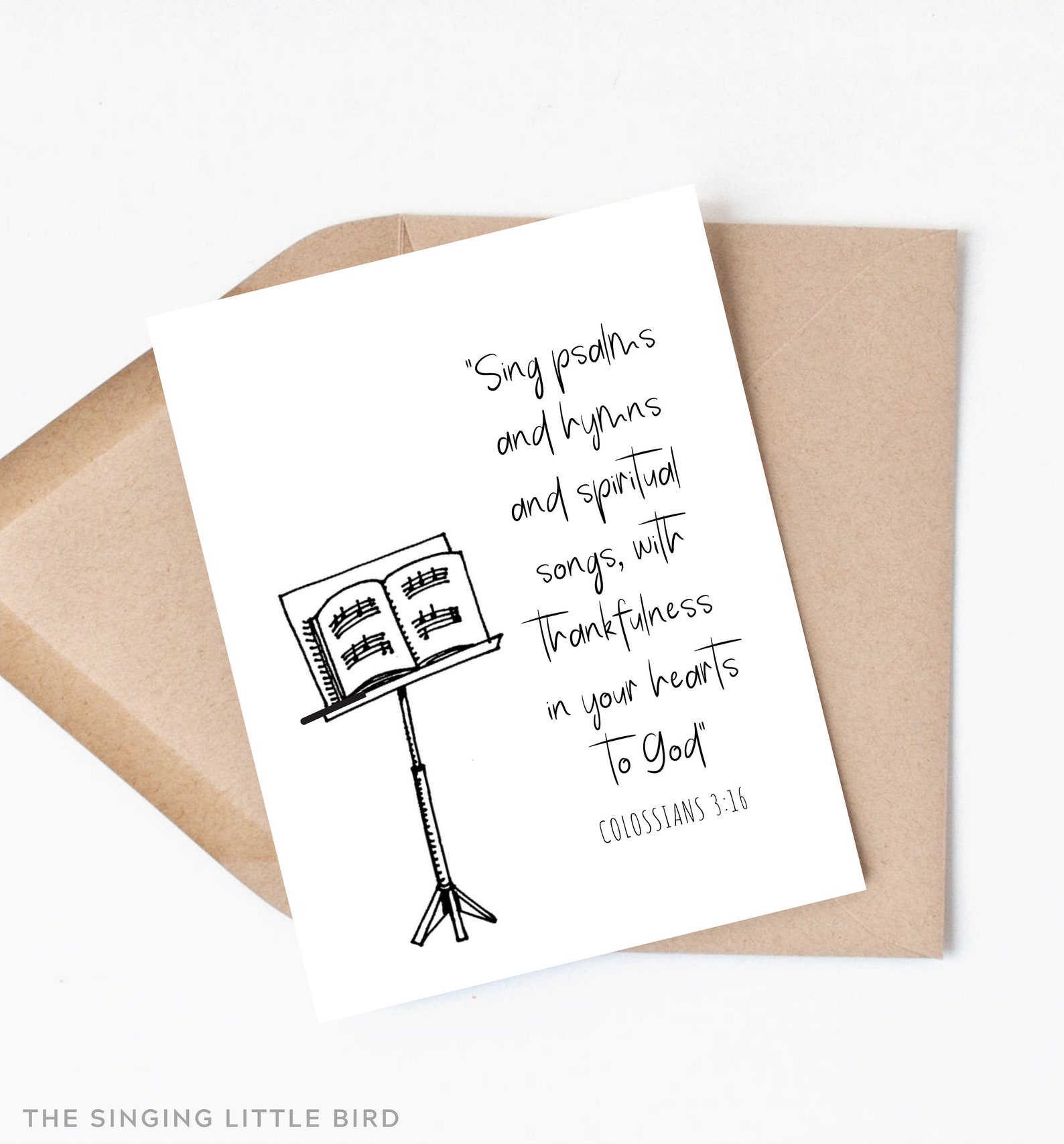 Choir Director Card / Church Choral Director Card / Bible Etsy