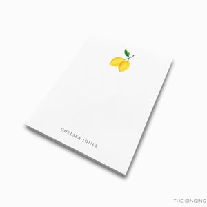 Bloc de notas personalizado de limón / Juego de blocs de notas para amantes del limón / Lista de tareas de verano / Bloc de notas femenino / Regalo personalizado / Regalo de limones y cítricos imagen 4
