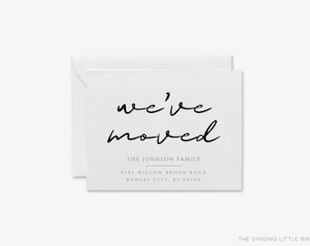 Modern Moving Announcement Cards | Personalized New Home Postcard