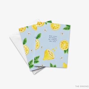 Happy Birthday Lemon Pun Cards May Your Birthday Be Simply the Zest ...