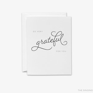 Dankbaar voor jou-kaart | Bedankkaart | Dankbaar voor je kaart | Thanksgiving-kaart | Dankbaarheidskaart | Bedankkaart | Gastvrouwkaart | Hostkaart