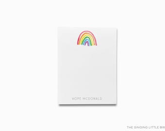 Personalized Rainbow Notepad | Colorful List Pad