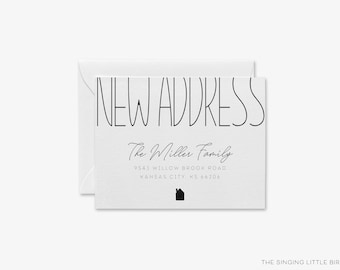 Modern Moving Announcement Card | Personalized New Home