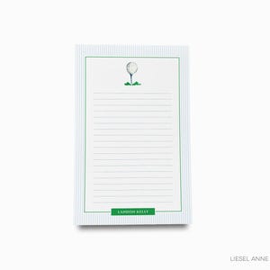 Personalized Golf Notepad | Golf Lover Notepad Set | Preppy To Do List | Gift for Golfer | Coach Gift | Gift for Him | Golf Team Gift | Dad