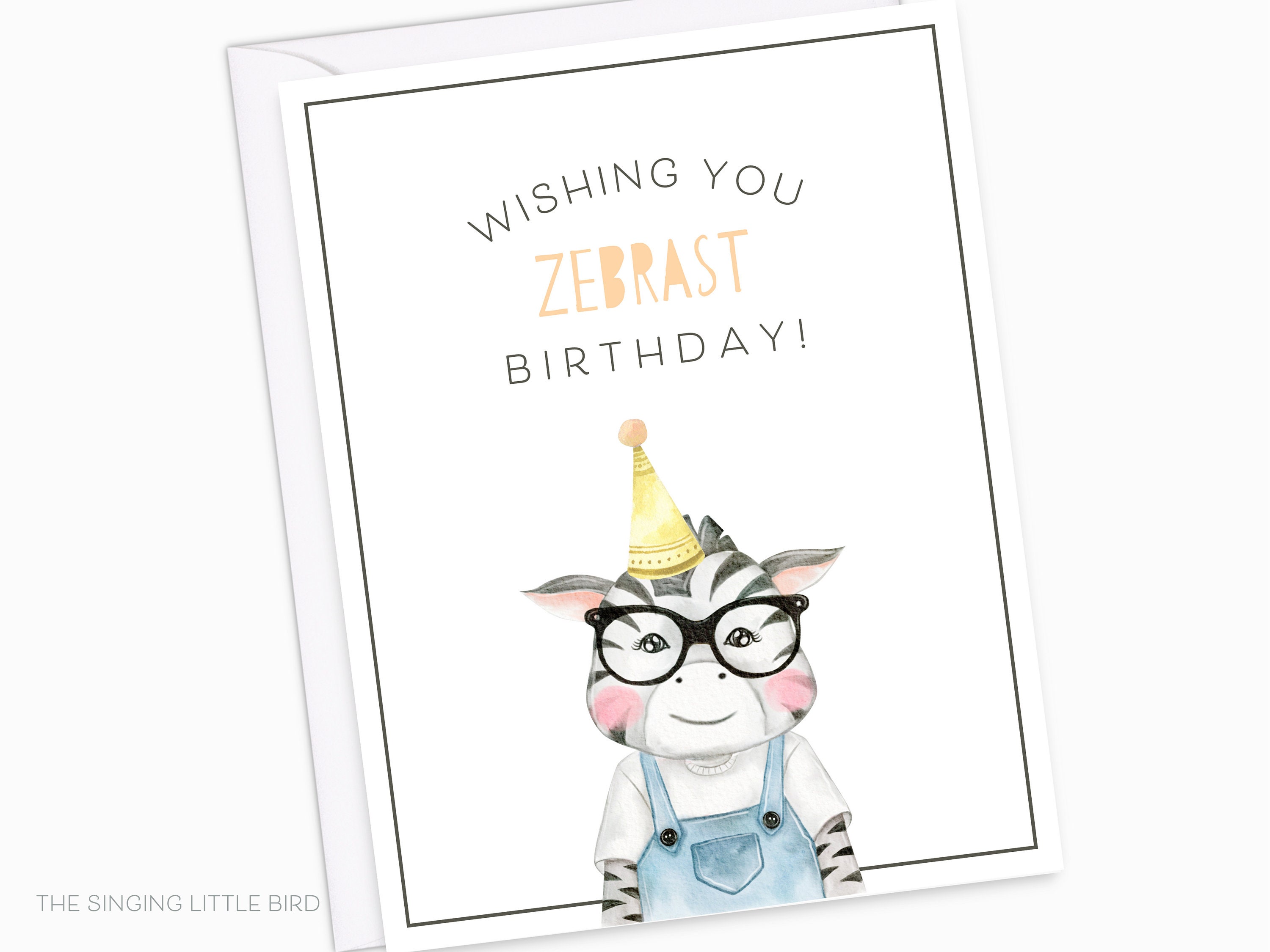 Zebra Birthday Card Funny Zebra Lover Happy Birthday Card - Etsy Denmark Zebra Birthday Card Funny Zebra Lover Happy Birthday Card - Etsy Denmark