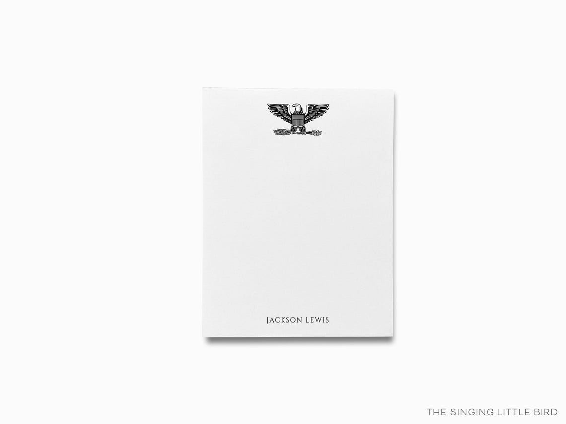 Personalized Notepad Military Captain Colonel Personalized Notepad | Military Pad | Armed Forces ...
