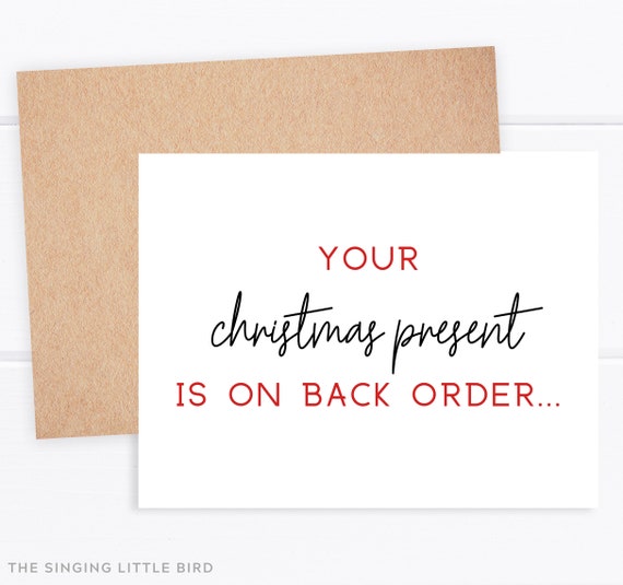 Christmas Pregnancy Announcement Card / We're Pregnant