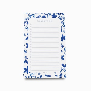 Chinoiserie Notizblock | Ginger Jar Notizblock Set | Handbemalt Blau und Weiß | Familie Notizblöcke | Geschenk | To Do Liste | Notizen | Großartiges Millennial
