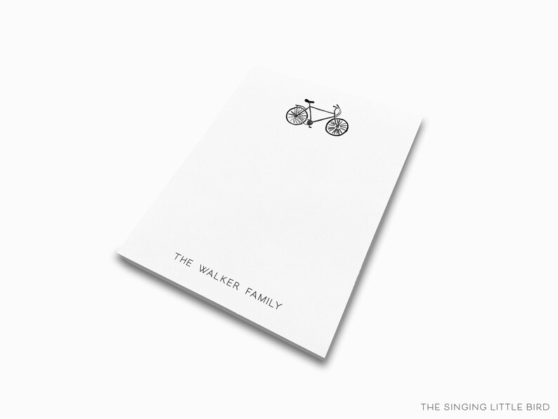 Personalized Bicycle Notepad | to Do List, Cyclist Gift - Etsy