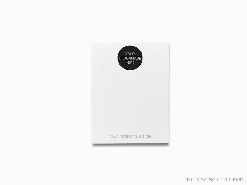Custom Logo Notepad | Personalized Stationery Gift - Etsy