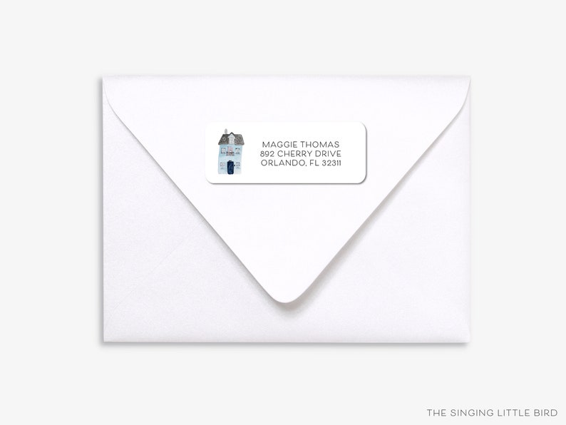 Realtor Address Labels Realtor Return Address Labels PRINTED | White Address Envelope Label ...