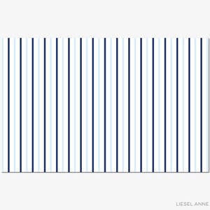 Blue and White Stipe Paper Placemats | Holiday Table Decor| Hanukkah Party Decor | Baby Shower Placemats | Birthday Table Setting | Xmas
